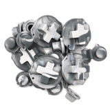 GameBoy Classic: Silikonknöpfe Zweifarbig (By Retrohahn) Slate Gray / Light Gray - Ersatzteile von Retrohahn für Gameboy Modding