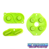 GameBoy Classic: Silikonpads Green - Ersatzteile von Retrohahn für Gameboy Modding