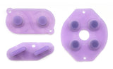 GameBoy Classic: Silikonpads Transparent (By Retrohahn) Clear Purple - Ersatzteile von Retrohahn für Gameboy Modding