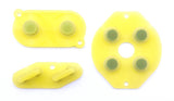 GameBoy Classic: Silikonpads Transparent (By Retrohahn) Clear Yellow - Ersatzteile von Retrohahn für Gameboy Modding