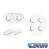 GameBoy Classic: Silikonpads White - Ersatzteile von Retrohahn für Gameboy Modding