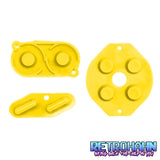 GameBoy Classic: Silikonpads Yellow - Ersatzteile von Retrohahn für Gameboy Modding