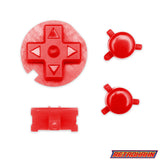 GameBoy Pocket: Knöpfe Red - Ersatzteile von Retrohahn für Gameboy Modding