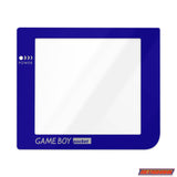 GameBoy Pocket: Scheibe Blue (Plastic) - Ersatzteile von Retrohahn für Gameboy Modding